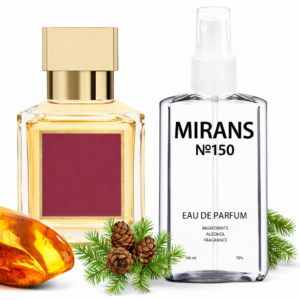 Парфуми MIRANS №150 (аромат схожий на Baccarat Rouge 540) Жіночі 100 мл
